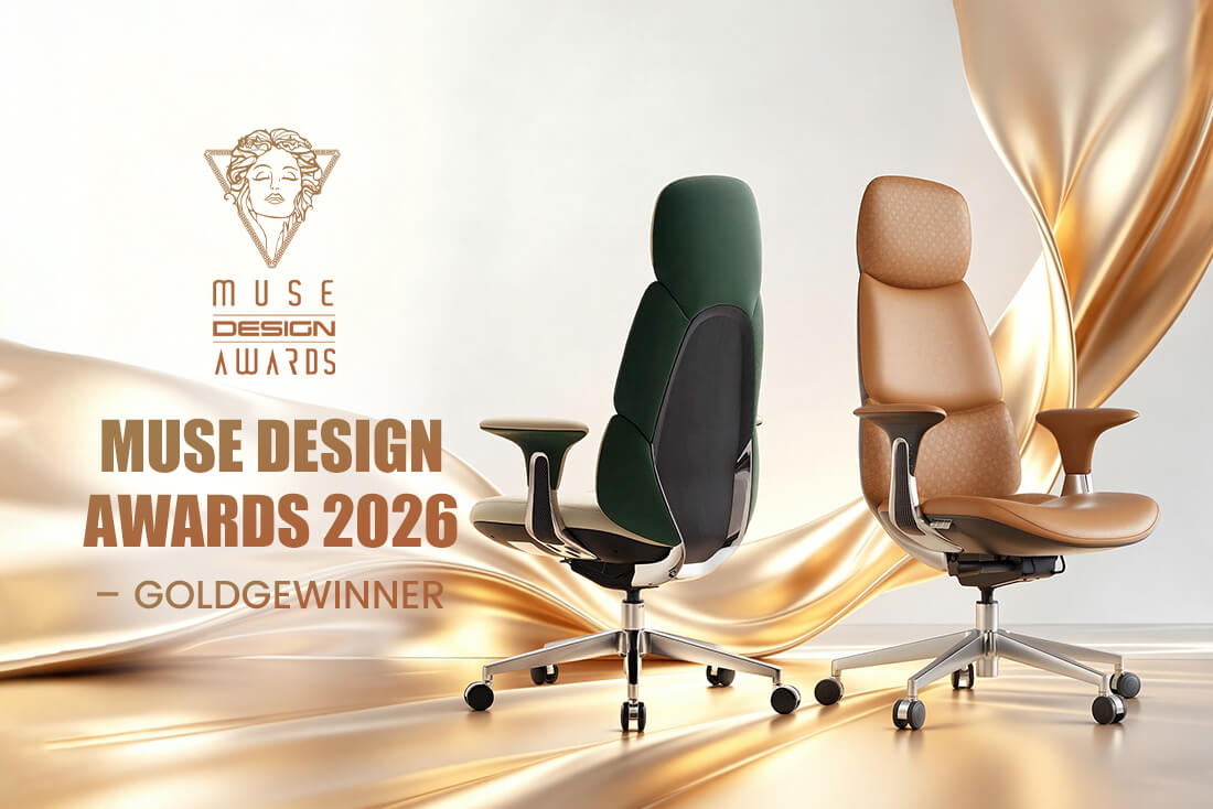 Nyla Lederstuhl gewinnt den MUSE Design Gold Award: Ein neuer Maßstab für Executive Seating