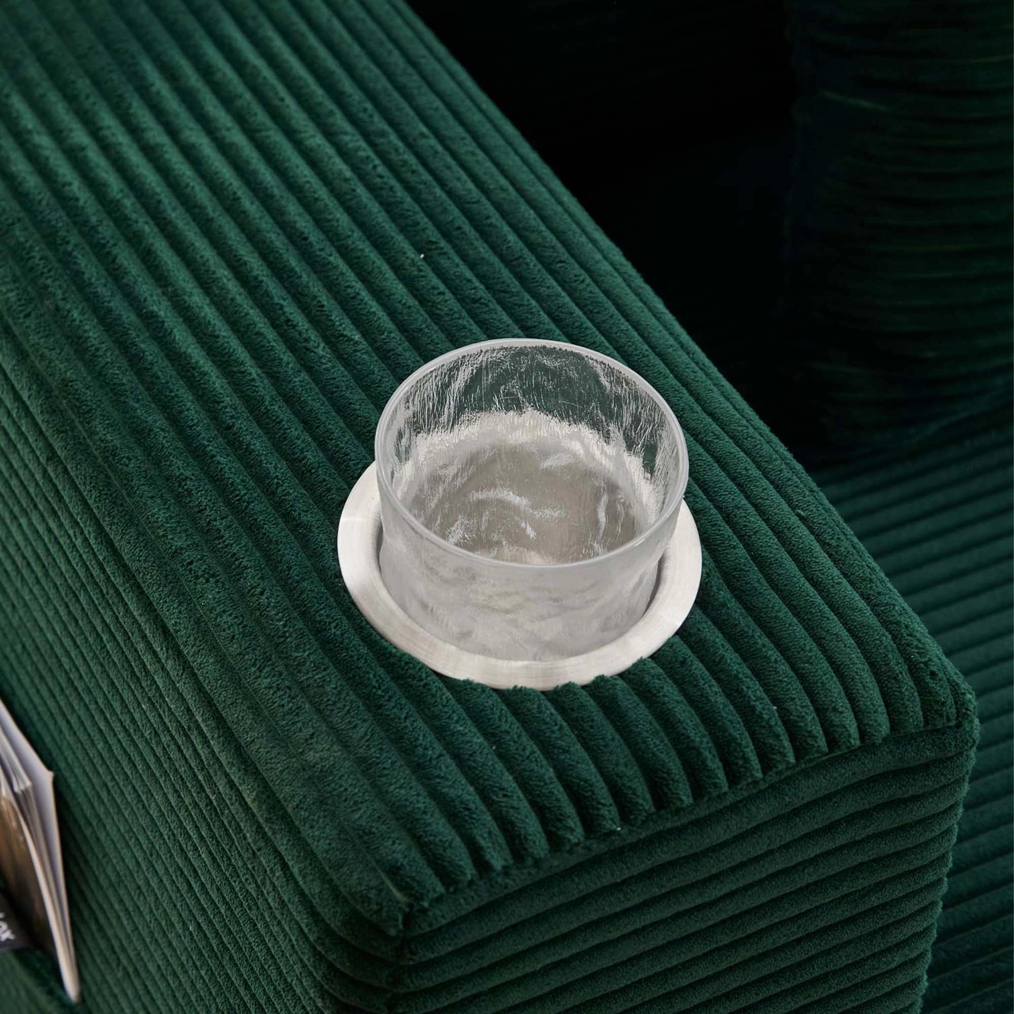 Hestia Komprimiertes Modulares Sofa mit Getränkehaltern & Stauraum