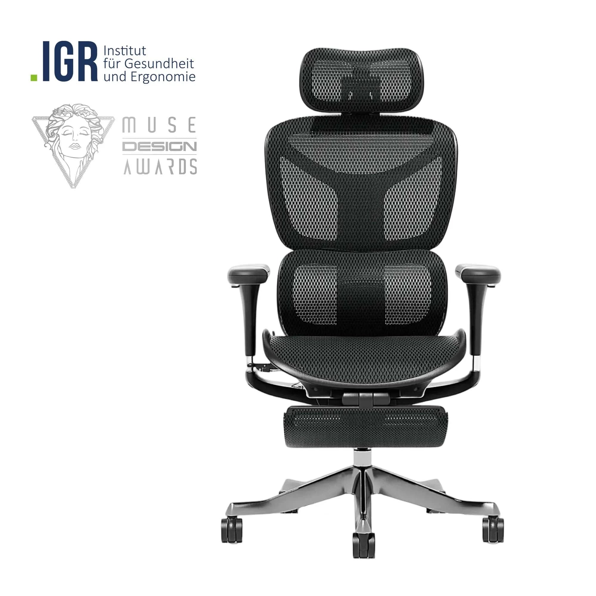 Welax - S9 Pro Ergonomischer Bürostuhl mit Ein-Tasten-Verstelluung