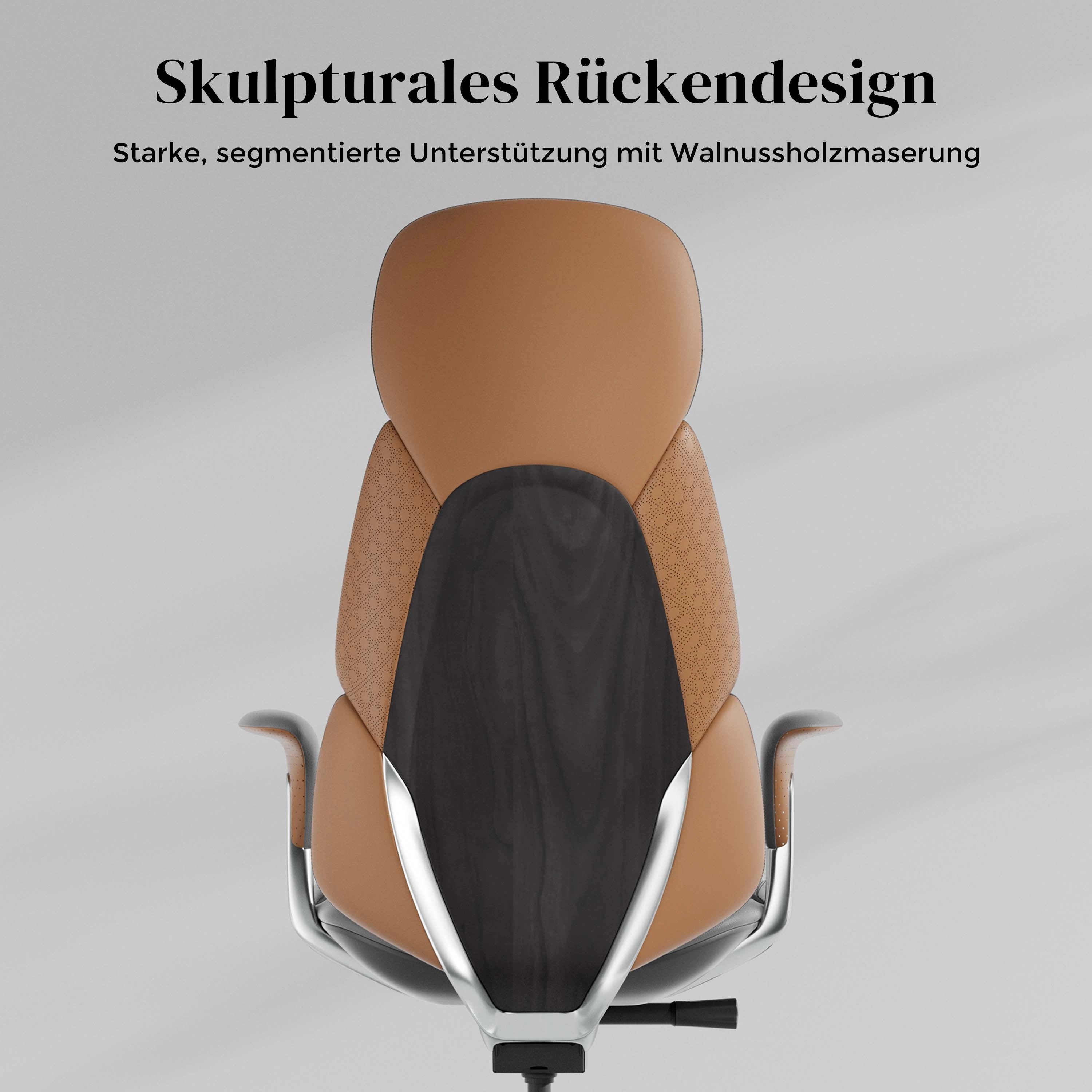 Nolan Lederstuhl mit klassischem Design
