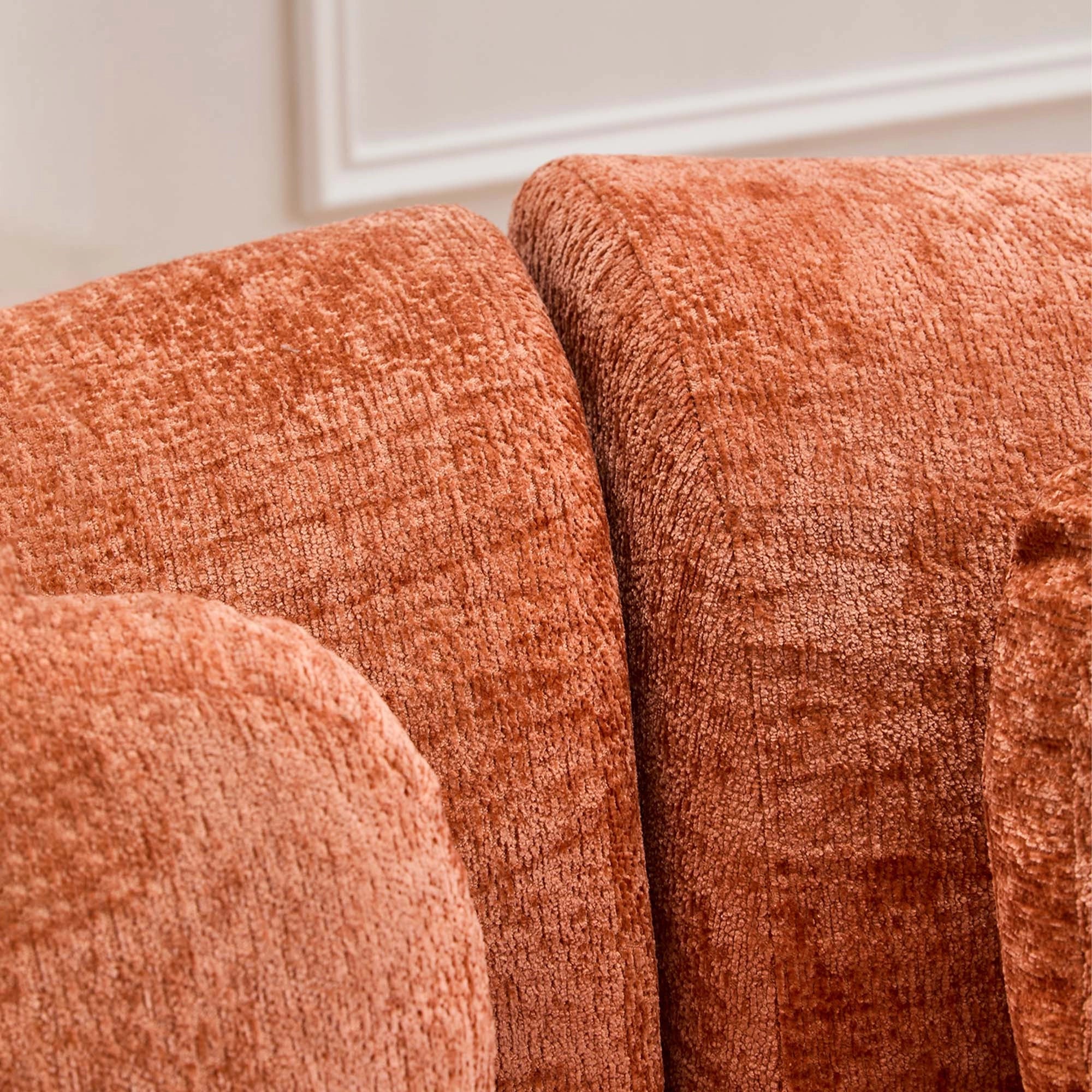 Nephele 2-Sitzer Komprimiertes Sofa mit Wellenform-Design