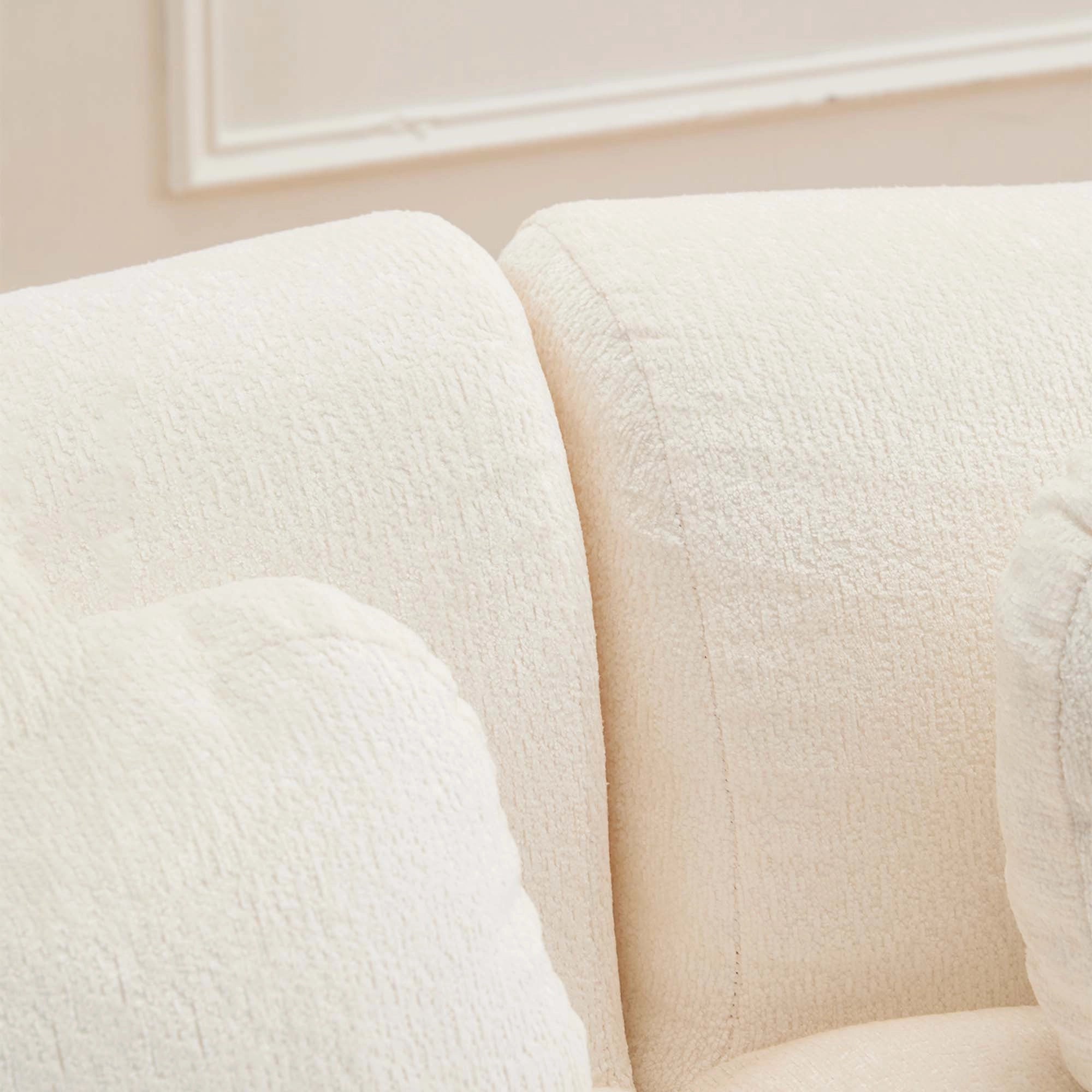 Nephele 2-Sitzer Komprimiertes Sofa mit Wellenform-Design