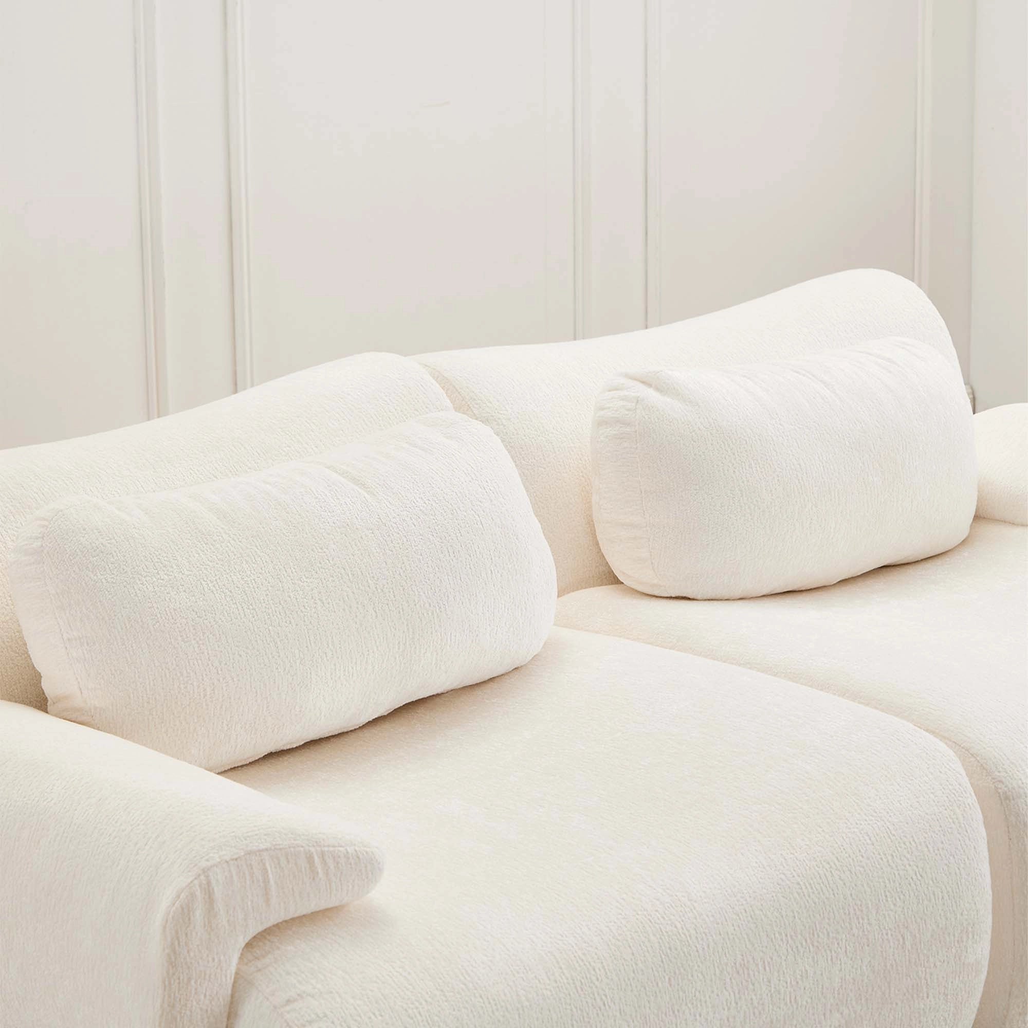 Nephele 2-Sitzer Komprimiertes Sofa mit Wellenform-Design