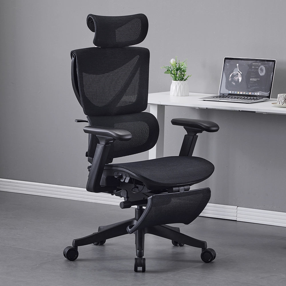 Welax - S7 Ergonomischer Bürostuhl mit Drei-Tasten-Verstellung