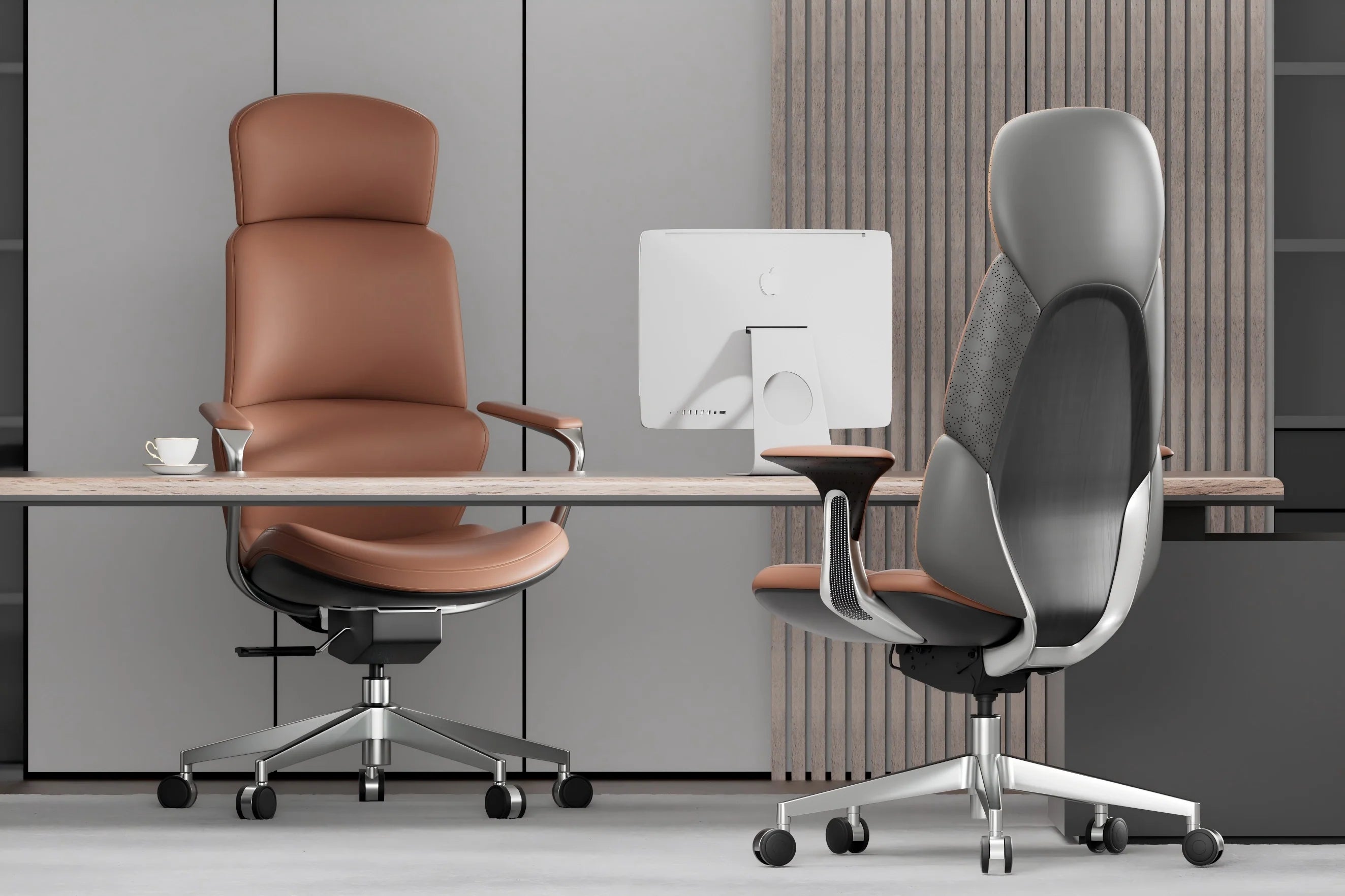 Eleganz und Komfort vereint: Der zeitlose Charme von Leder-Chefsesseln