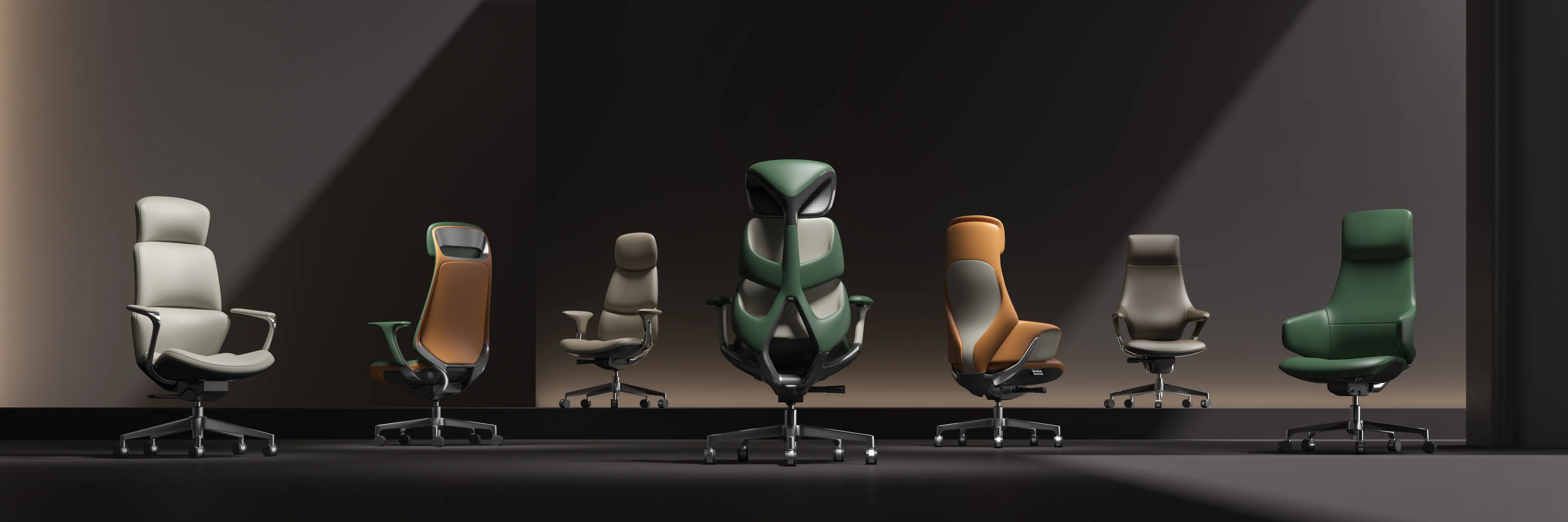 Die Verschmelzung von Eleganz und Innovation – Exklusive Chefsessel aus Leder mit Carbon-Elementen