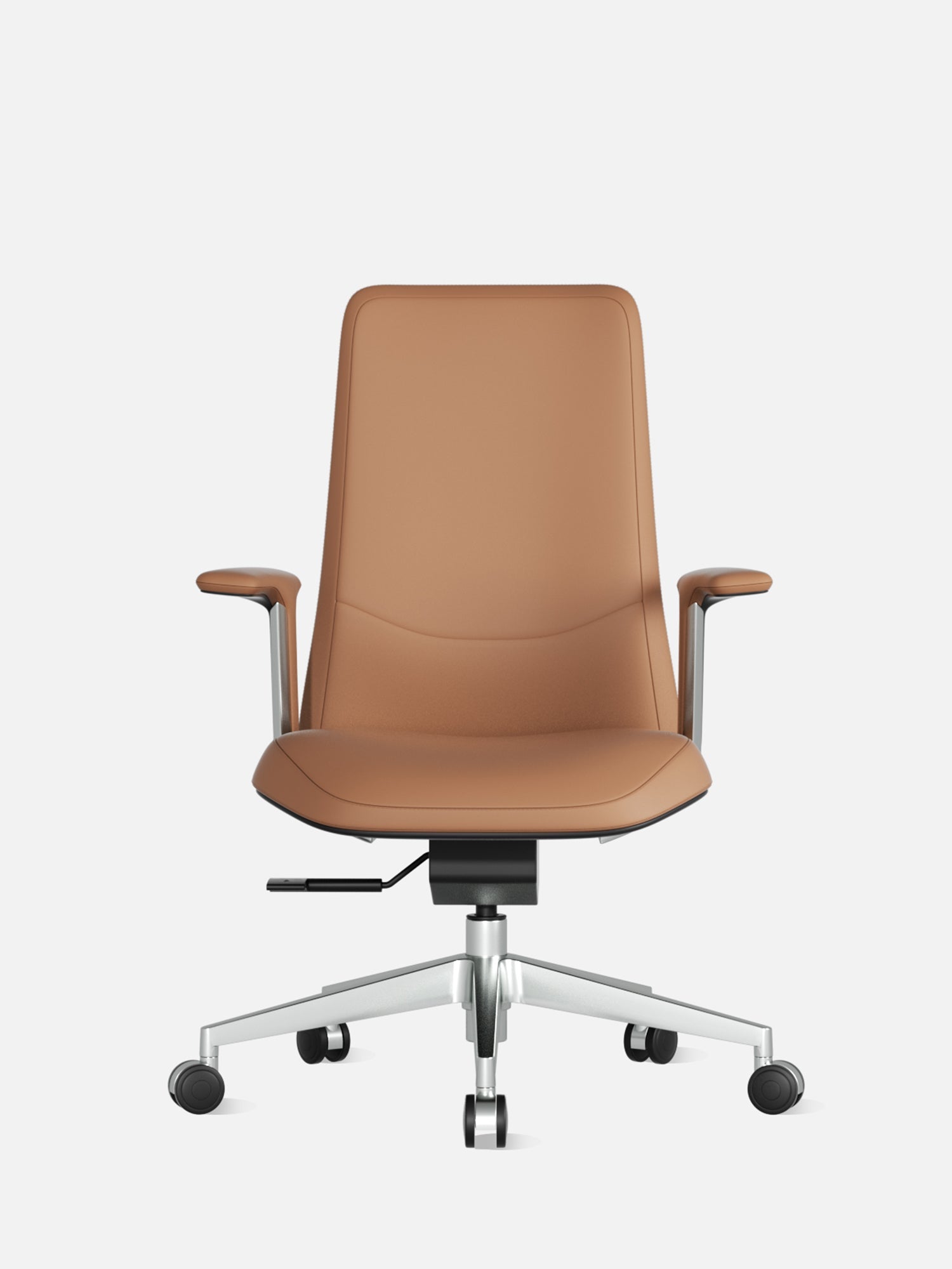 Neris mittlerer Bürostuhl aus Leder