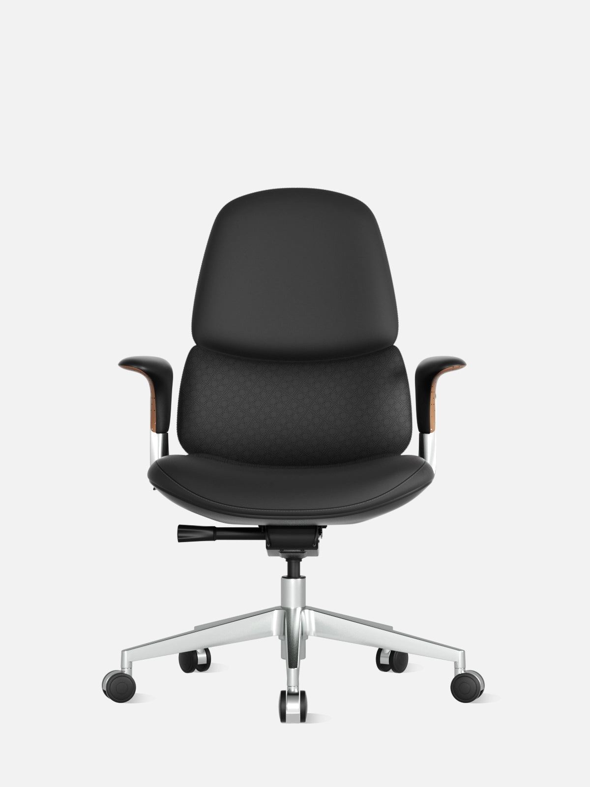 Nyla mittlerer Bürostuhl aus Leder