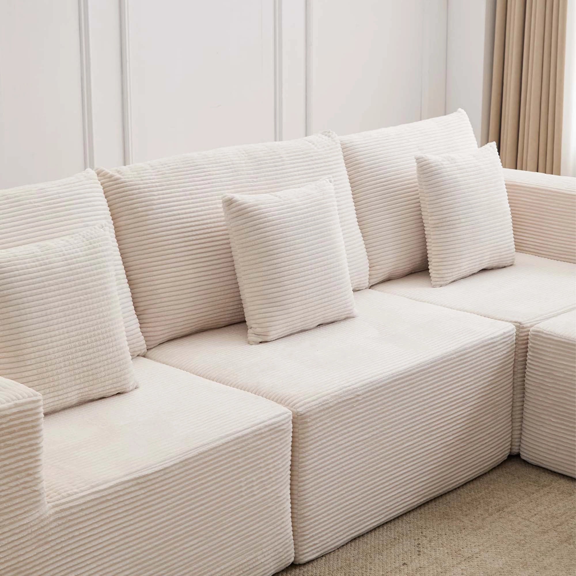 Hestia Komprimiertes Modulares Sofa mit Getränkehaltern & Stauraum