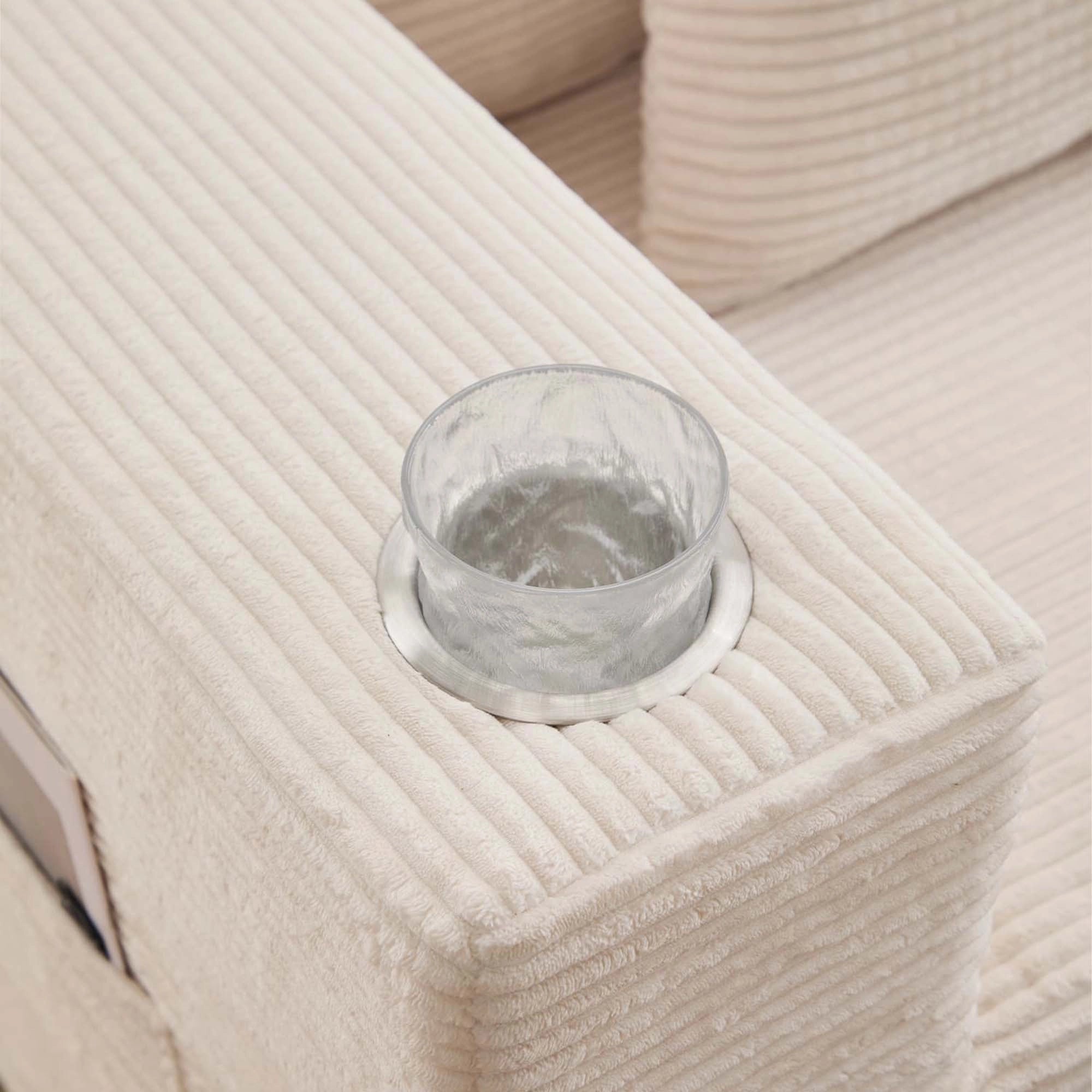 Hestia Komprimiertes Modulares Sofa mit Getränkehaltern & Stauraum
