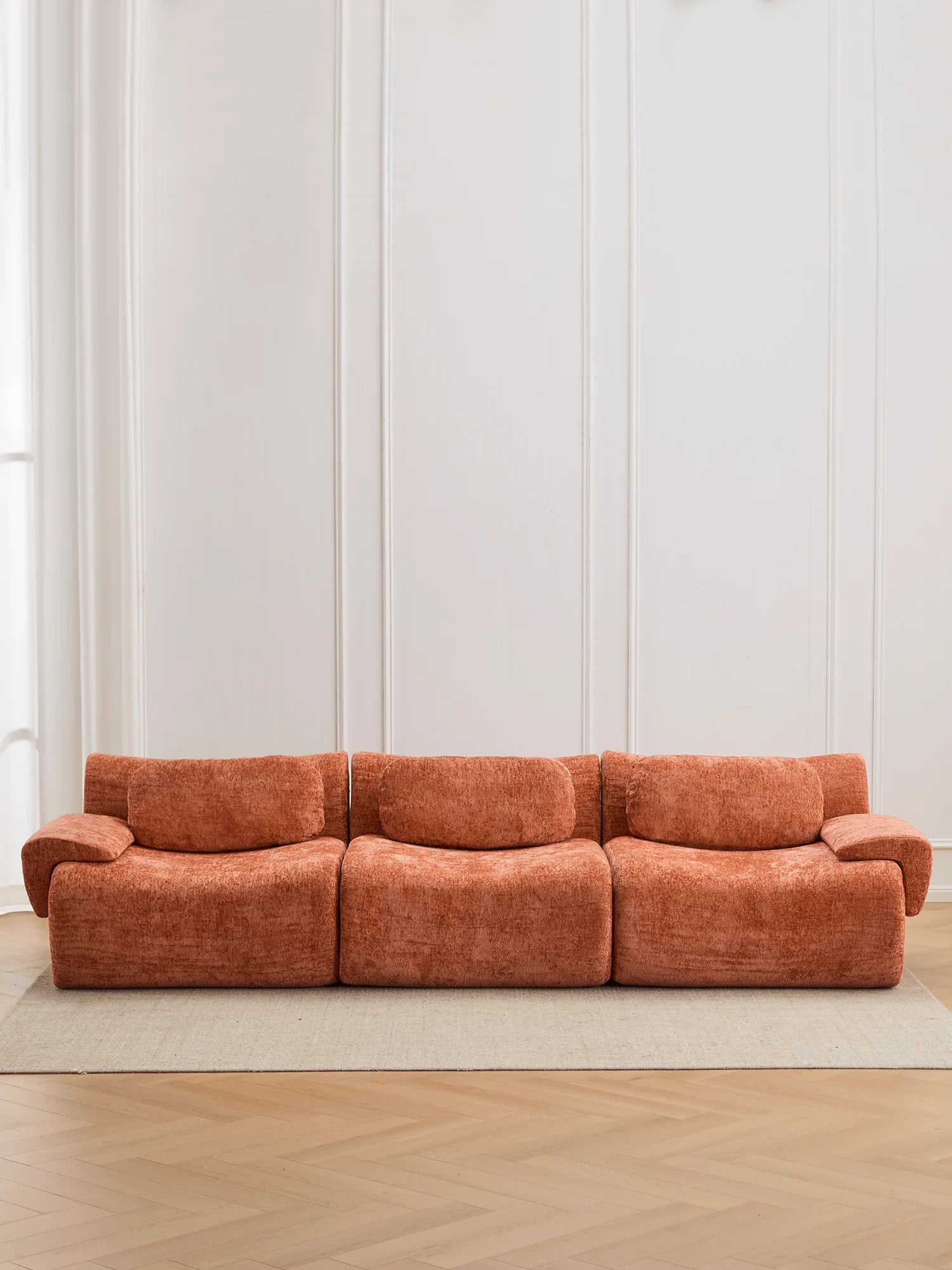 Nephele modulares Sofa (3-Sitzer) mit Kompressionsdesign