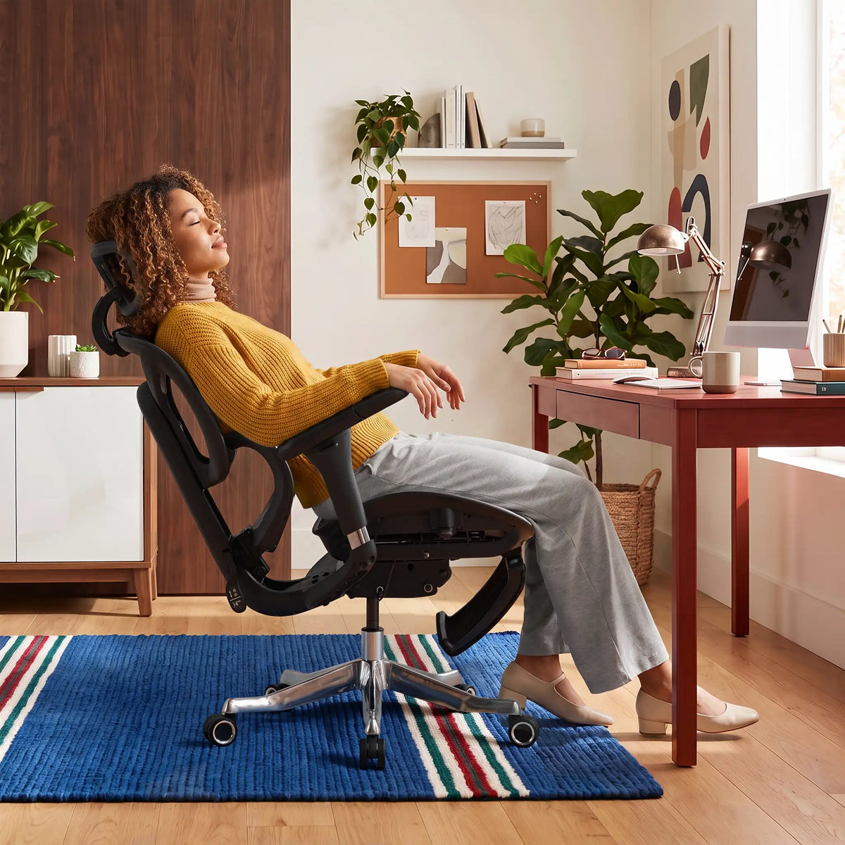 Welax - S9 Pro Ergonomischer Bürostuhl mit Ein-Tasten-Verstelluung