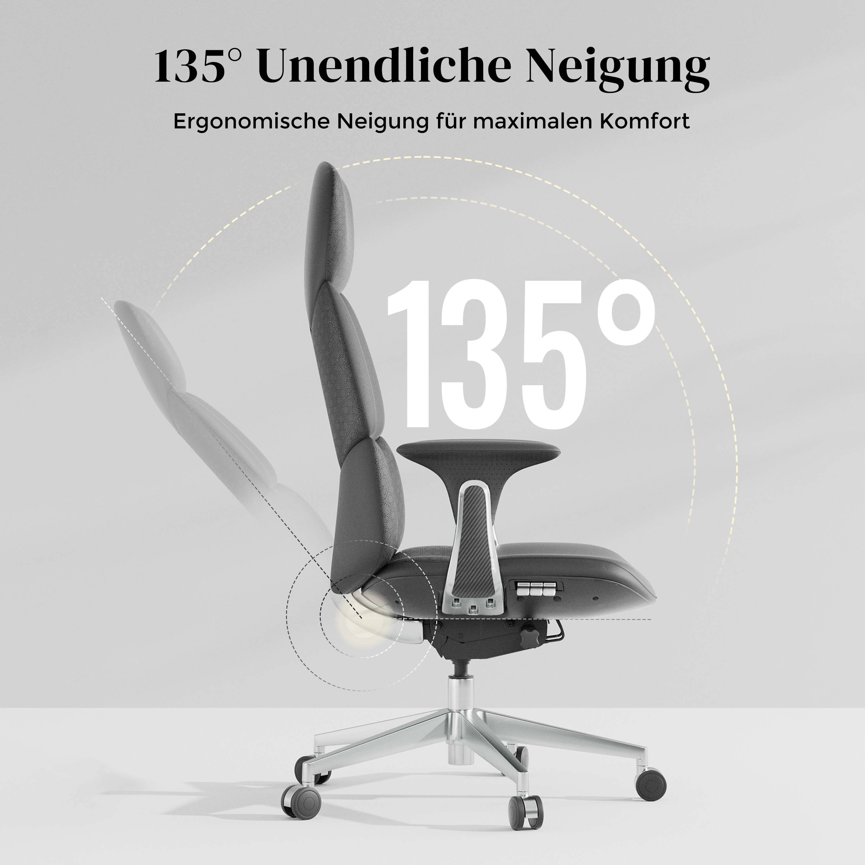 Nolan Lederstuhl mit klassischem Design