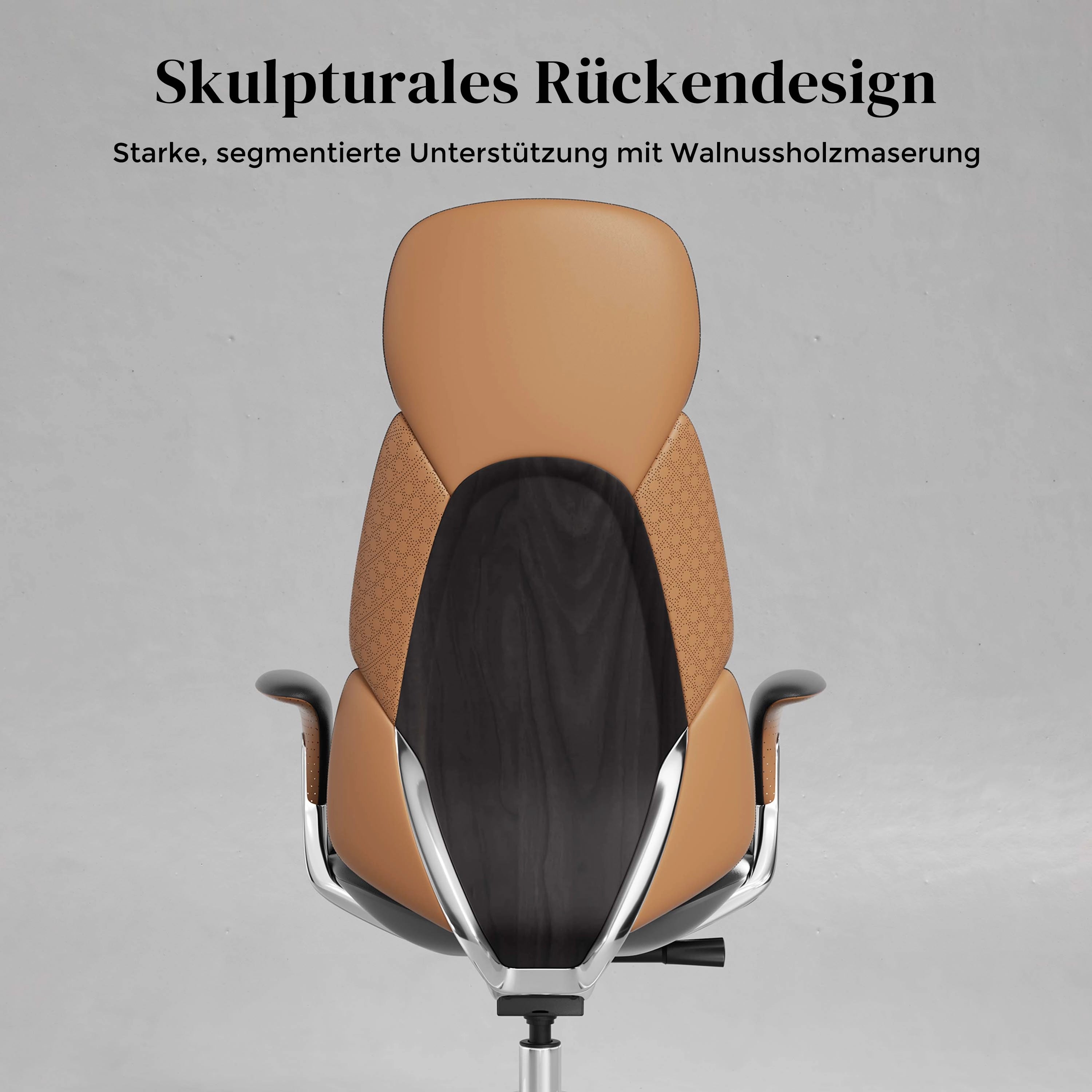 Nolan Lederstuhl mit klassischem Design