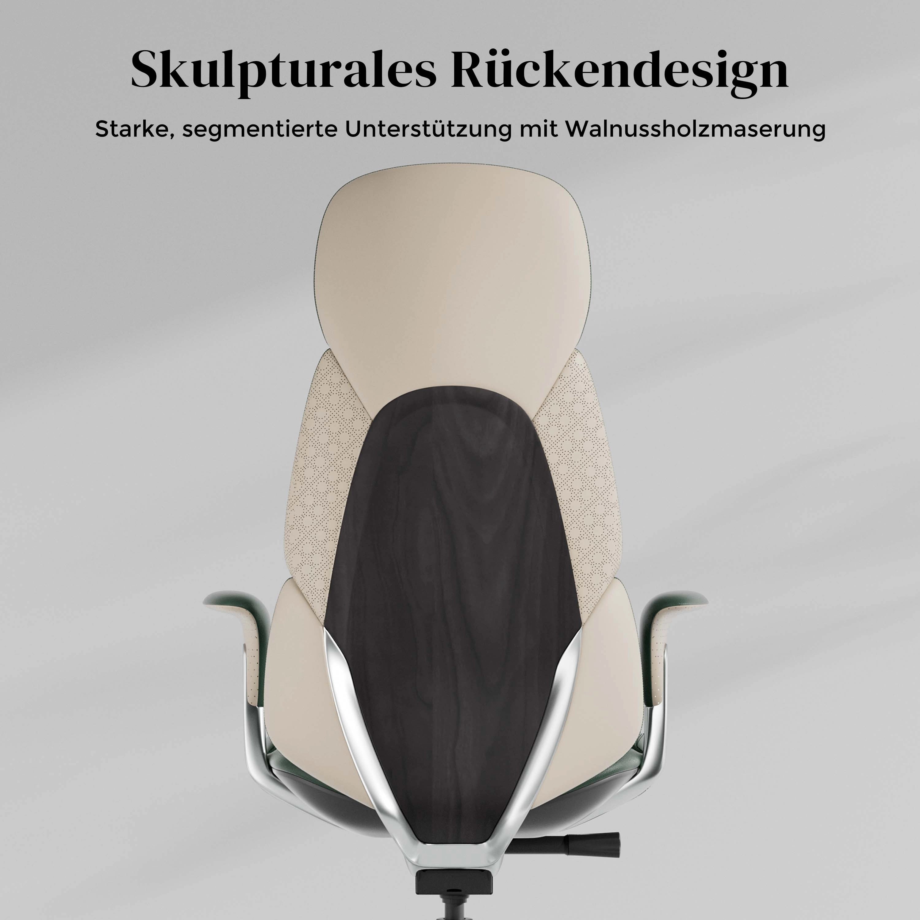 Nolan Lederstuhl mit klassischem Design