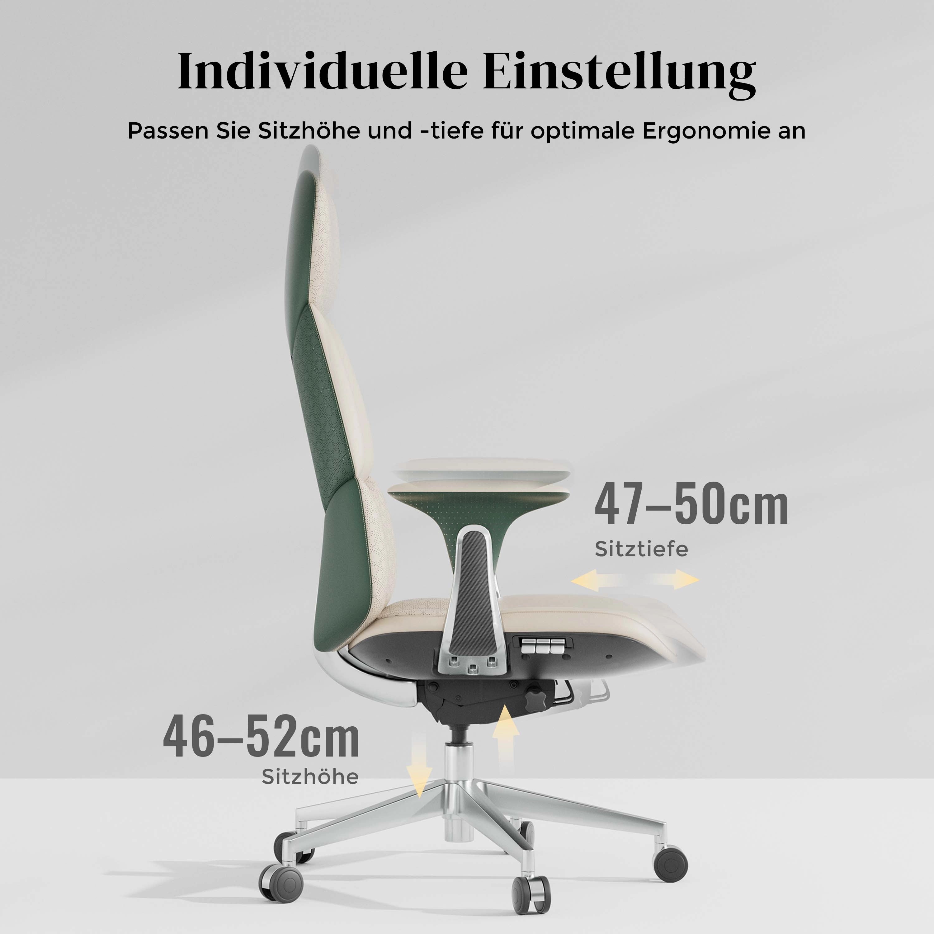 Nolan Lederstuhl mit klassischem Design
