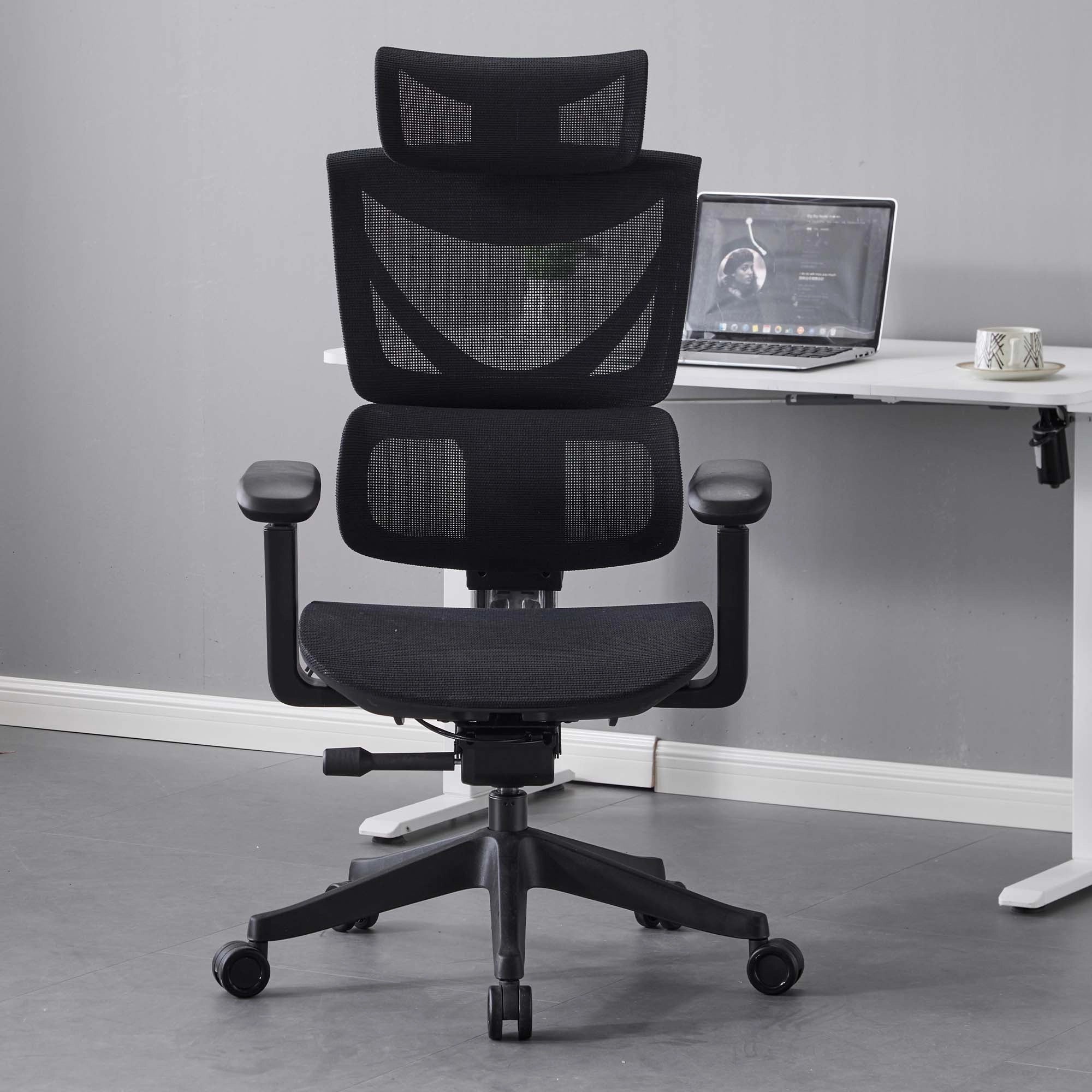Welax - S7 Ergonomischer Bürostuhl mit Drei-Tasten-Verstellung