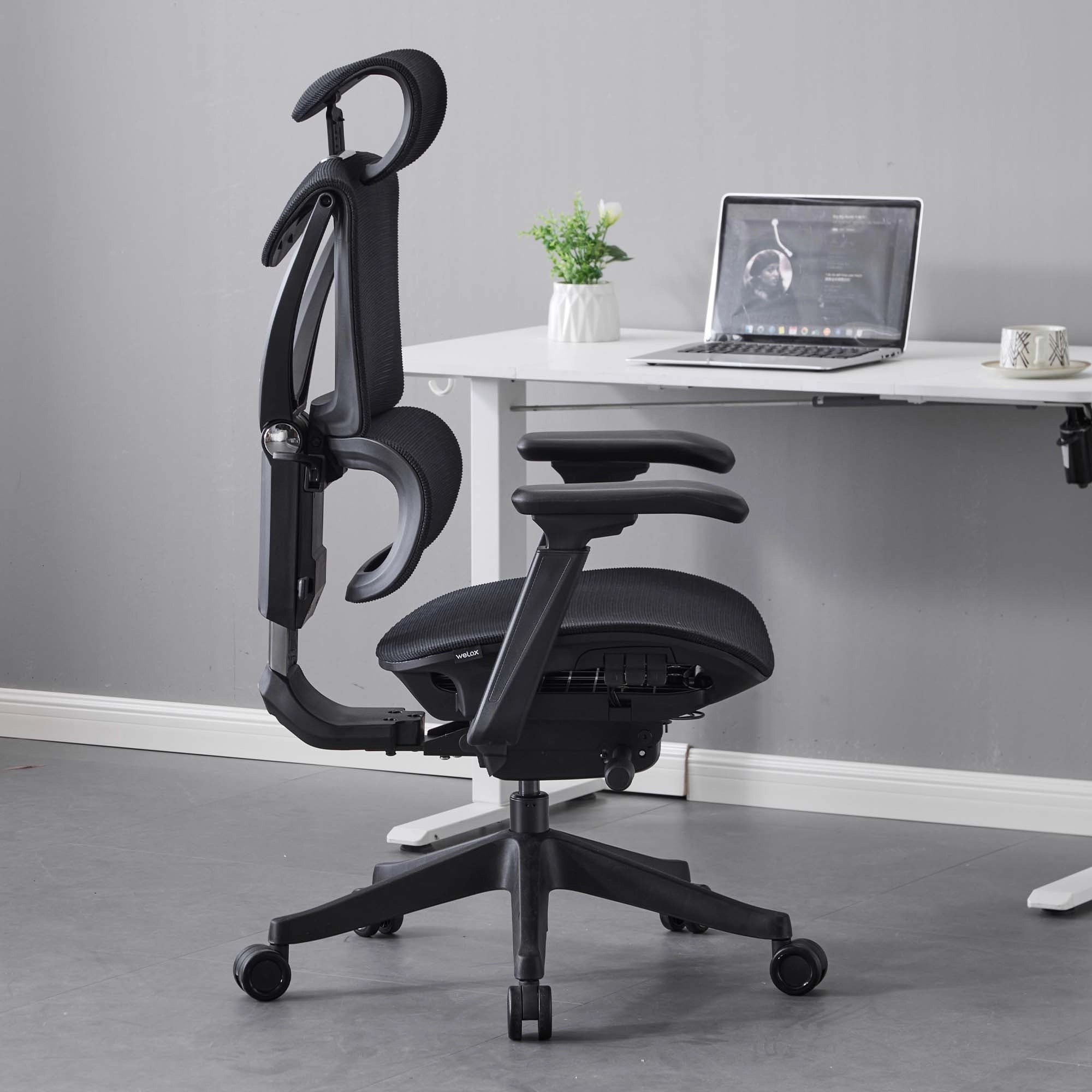 Welax - S7 Ergonomischer Bürostuhl mit Drei-Tasten-Verstellung