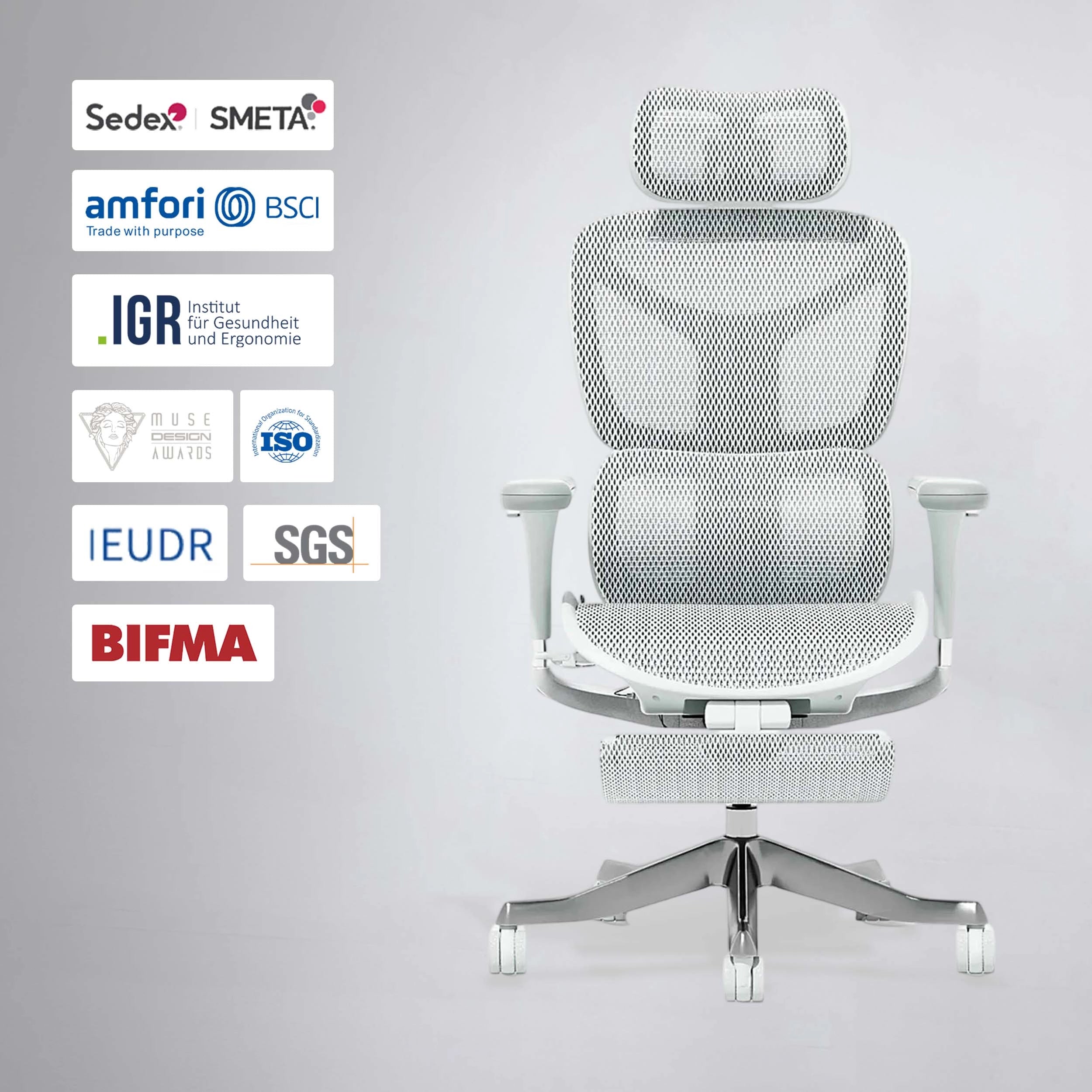 Welax - S9 Pro Ergonomischer Bürostuhl mit Ein-Tasten-Verstelluung