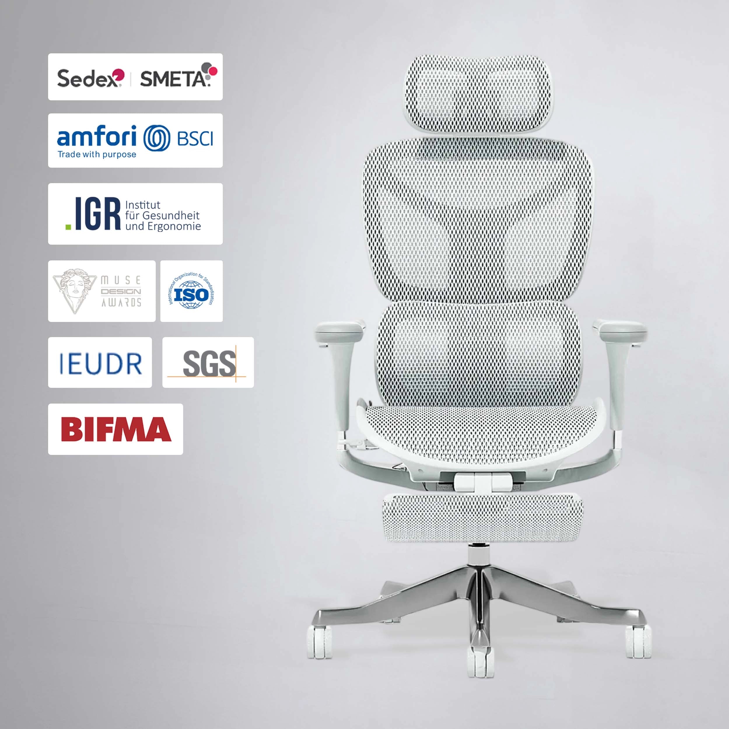 Welax - S9 Pro Ergonomischer Bürostuhl mit Ein-Tasten-Verstelluung